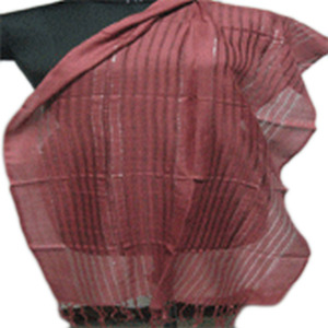Chal de Lana a Rayas para Mujer, Ligero, Bufanda Larga para Todas las Temporadas, Uso Diario, Diseño Tradicional - Product Image 3