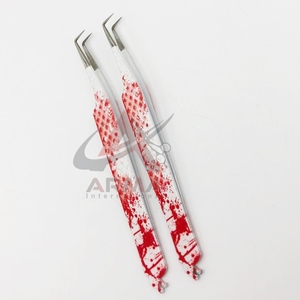 Pinzas para Extensión de Pestañas con Diseño CNC de 90 Grados, Herramienta de Precisión de Acero Inoxidable para Extensión de Pestañas con Logotipo Personalizado - Product Image 2