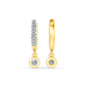 Boucles d'oreilles en or massif 14K 9K 10K 18K avec diamants de laboratoire certifiés IGI, fabricant de bijoux fins éthiques RJC ODM OEM, vente en gros EA501906 - Product Image 3