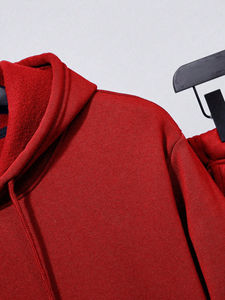 ชุดวอร์มสำหรับวิ่งผ้าคอตตอนโพลีเอสเตอร์สำหรับผู้ชายสวมใส่สบายและมีประสิทธิภาพ - Product Image 3