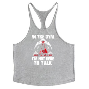 Camiseta de Tirantes Deportiva Personalizada de Algodón con Corte Redondo, Camiseta Interior Lisa para Hombre, Camiseta de Tirantes para Verano - Product Image 4