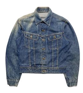 Veste en jean vintage personnalisée pour l'hiver, style formel et streetwear décontracté, avec broderie imprimée patchwork et décoration boutonnée - Product Image 1