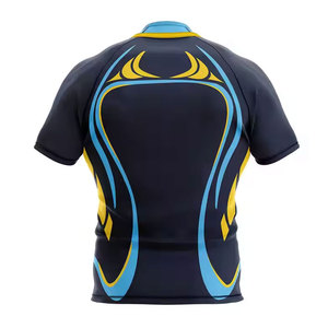 เสื้อรักบี้น้ำหนักเบาสำหรับกิจกรรมกลางแจ้ง ขายส่งแบบ OEM คุณภาพสูง สวมใส่สบาย เหมาะสำหรับทีมกีฬา ช่วยเพิ่มประสิทธิภาพในการเล่นกีฬา - Product Image 4