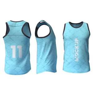 Débardeur de compression pour homme OEM ODM en mélange polyester-spandex, sans manches, pour la course et le sport - Product Image 6