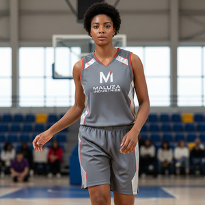 Ensemble d'uniformes de basketball sublimés durables, maillot et short de basketball en polyester à séchage rapide pour les équipes de lycée - Product Image 6