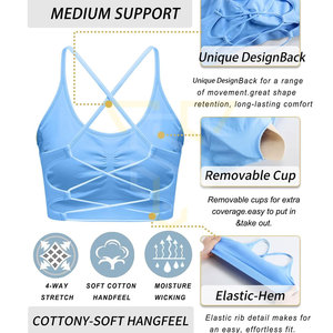 Soutien-gorge de sport pour femme de qualité supérieure en promotion en ligne, soutien-gorge de sport pour femme robuste, soutien-gorge de sport pour femme léger - Product Image 5