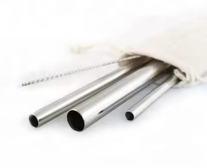 Reusable Stainless Steel Beverage <b>Straws</b> Premium <b>Metal</b> Alternative for Sustainable Living - Product Image 5