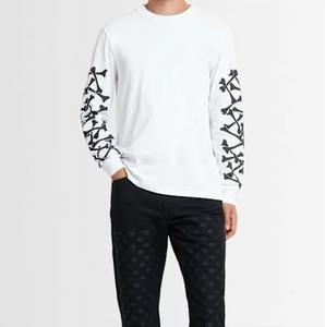 Sweat-shirt à col rond 100 % coton personnalisé OEM, coupe classique, impression sérigraphique, teinture unie, écologique, automne - Product Image 5