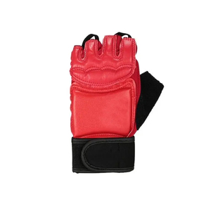 Guantes de MMA de alta calidad con logotipo personalizado, 8oz, de medio dedo, de cuero PU, para entrenamiento, combate y sparring, venta al por mayor, tamaño personalizado - Product Image 2