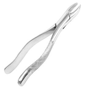 Forceps d'extraction manuels en acier inoxydable pour dents inférieures chez les enfants, certifiés ISO13485 Classe II avec garantie d'un an - Product Image 1