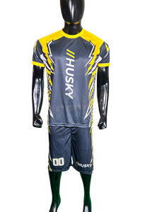 Conjunto de Camiseta de Fútbol Sublimada para Hombre HUSKY, Manga Corta, Cuello Redondo, Absorbe la Humedad, 100% Poliéster, Ajuste Atlético, para Todas las Temporadas - Product Image 1