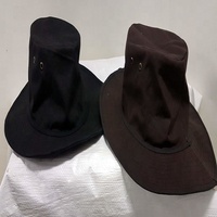 OILSKIN topi WAXY menyesuaikan tahan air OISKING SAFARI topi pelancong wax desainer kulit minyak tahan air