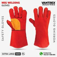 Gants de soudure en cuir respirants à manchette longue pour extérieur, détection d'aiguilles, toutes saisons, les plus vendus en gros