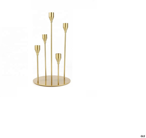 Standard Design Metal Candle Holder Wedding Table Centerpiece Decor In Gold Finished With Low Sale Price - Product Image 5