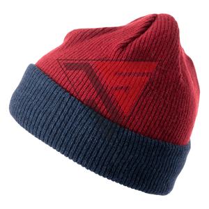 Gorro de punto de moda Unisex de dos colores gorro personalizado gorro de lana 100% al por mayor gorro de invierno de punto de alta calidad - Product Image 1