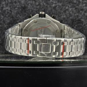 Reloj Deportivo de Lujo para Hombre, 41 mm, Analógico, Acero Inoxidable, Movimiento Mecánico, Esfera Negra Tapisserie, Bisel Octagonal, 16 mm - Product Image 4