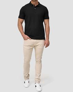 Polo Personalizable para Hombre, Manga Corta, 100% Algodón, Secado Rápido, Diseño Antiarrugas, Cuadros, Crea Tu Propia Marca - Product Image 4