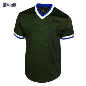 Maillot de baseball à manche longue pour hommes, t-shirt de base-ball, à col ras du cou - Product Image 5