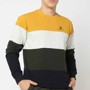 เสื้อสเวตเชิ้ตผู้ชายคุณภาพสูง ผ้าฝ้ายนุ่ม ระบายอากาศได้ดี สีพื้น ผ้าหนา รับสกรีนโลโก้ คอกลม สไตล์ลำลอง ปี 2026 - Product Image 4