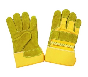 Canadian Rigger Cowhide Split Leather Safety <b>Gloves</b> <b>Warm</b> Thick Industrial Design <b>Work</b> Protection Cotton Nylon for Household Use - Product Image 4