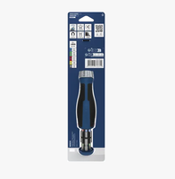 Jeu de tournevis à cliquet industriel, 12 embouts, support magnétique, couple élevé 46 Nm, embouts multiples, acier au chrome-vanadium, souple
