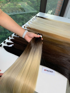 Double Drawn Top Trending Vietnamese Hanoi Virgin Human Hair Bulk Super 100g No Tangle Natural Straight Silky <b>Thick</b> Ends Colors - Product Image 4