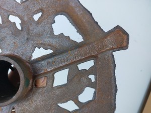 Antique cast iron Christmas <b>tree</b> stand, Vintage Christmas, Rustic Farmhouse Christmas <b>tree</b>, Made in Germany, Christmas <b>tree</b> - Product Image 4