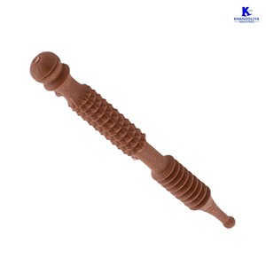 Rodillo masajeador de mano de madera para relajación muscular profunda, terapia de acupresión, alivio del dolor corporal, herramienta con mango - Product Image 1
