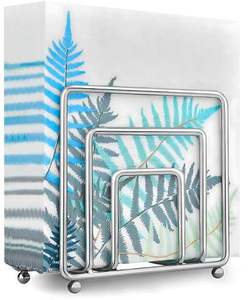 Premium Stainless Steel Tissue <b>Paper</b> Holder Napkin Holder Dining Table <b>Kitchen</b> Home Decor Office & Bathroom Stable Base Tissue - Product Image 1