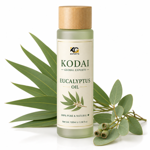 Aceite de eucalipto Kodai 100% puro, aceite esencial herbal natural para el cuidado de la piel y aromaterapia - Product Image 1