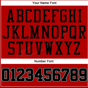 Camiseta de baloncesto personalizada con rayas rojas, camiseta sin mangas unisex sublimada, transpirable, 100% poliéster, nombre del equipo, número, impresión frontal - Product Image 5