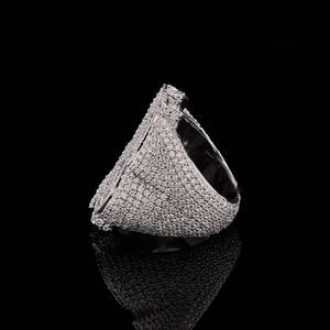 Luxury Sterling Silver Moissanite Bridal <b>Ring</b> Stylish Wedding <b>Promise</b> Jewelry <b>for</b> Women <b>Men</b> - Product Image 1