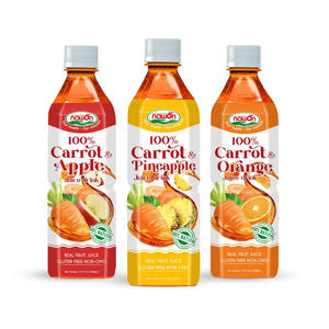 Jus de carotte 100% naturel avec jus de pommes frais, boissons non alcoolisées, jus de fruits, bouteille PET 500ml, NAWON Food Beverages, échantillon gratuit - Product Image 6