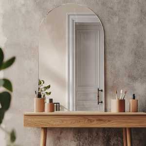 Minimalist <b>Mirror</b>, Tall Luxury <b>Mirror</b>, Sleek Decorative <b>Mirror</b>, Stylish <b>Mirror</b>, Large Bathroom <b>Mirror</b> - Product Image 3