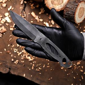 Cuchillo de Caza Nórdico de Acero al Carbono Forjado, Hoja Fija Recta de 8 Pulgadas, Espesor de 3mm, OEM/ODM - Product Image 4