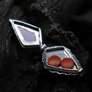 NIKHIL GEMS Aurora Opal <b>Locket</b> Pendant 925 Sterling Silver Plated Handmade Compartment Box Vintage Engagement Third Party - Product Image 6