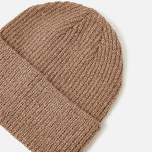 Gorro de Punto Acanalado de Color Sólido Unisex, 100% Acrílico, Gorro Casual de Invierno para Adultos, 56-58CM - Product Image 4