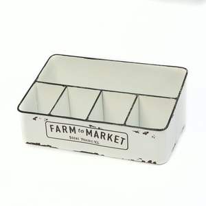 Versatile Galvanized <b>Cutlery</b> Holder Suitable For Home Kitchen Dining Outdoor Serving Areas - Product Image 4