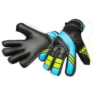 Gants de gardien de but de football personnalisés, à doigts complets, antidérapants, respirants, avec sangle de poignet réglable, unisexe, en PU, pour le sport, avec protection du pouce - Product Image 3