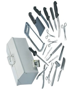 Postmortem Kit Surgical Postmortem Kit Stainless Steel Post Mortem Instruments <b>Box</b> Scissors Scalpel Handle Forceps - Product Image 4