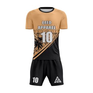 Conjuntos de Uniformes de Fútbol 100% Poliéster, Colores y Logotipo Personalizados, Secado Rápido, Transpirable, Cómodo, Nombre del Equipo Personalizado - Product Image 1