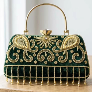 Bolsos de Noche Bordados a Mano para Fiesta y Boda, con Cristales y Diamantes de Imitación, para Mujer - Product Image 1