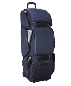 Heavy Duty Rolling <b>Baseball</b> Bag Large Capacity <b>Bat</b> Equipment Bag with Wheels & Shoe Compartment For Cricket Hockey Gear - Product Image 1