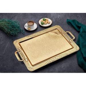 Bandeja de metal imperial para chocolate, diseñada para una presentación real, ideal para uso en hostelería de alta gama. - Product Image 6