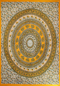 <span class=keywords><strong>Tapisserie</strong></span> murale Mandala imprimée, motif géométrique musulman, 100% coton, lavable en machine, cadre <span class=keywords><strong>noir</strong></span> <span class=keywords><strong>et</strong></span> <span class=keywords><strong>blanc</strong></span> - Product Image 5