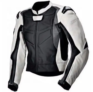 Gants de moto en cuir véritable pour homme, protection estivale, style streetwear, pour la course - Product Image 3