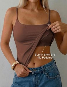 Camiseta de Tirantes para Mujer, Doble Capa, Personalizada, Ecológica, de Secado Rápido, Ligera, de Algodón, Cuello Redondo, con Lazo, Transpirable y Elástica - Product Image 5