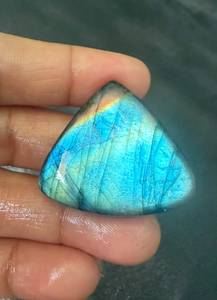 Lot de cabochons en labradorite naturelle Affection Gems, pierres précieuses multicolores changeantes de couleur - Product Image 2