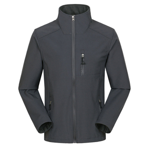 Achetez la veste softshell d'hiver pour homme la plus vendue pour les sports de plein air, col montant, respirante, chauffante, toutes tailles disponibles 2025 - Product Image 3