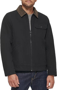 Veste de travail en toile personnalisée OEM pour hommes, haute qualité, imperméable, coupe-vent, doublure matelassée pour l'hiver, couleur personnalisée, fermeture éclair - Product Image 4